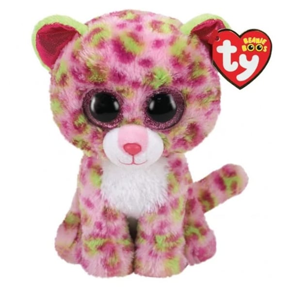 TY Beanie Boos Plush Toy 15cm 1 copë - Rozë Leopardi