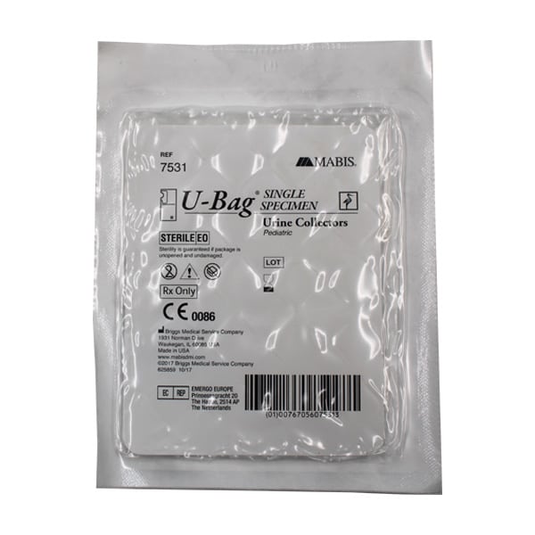 Mabis U-Bag Pediatric Urine Collection Bag (7531) 1 copë