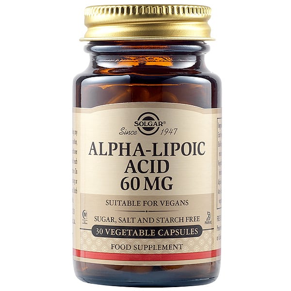 Solgar Alpha-Lipoic Acid 60mg 30 kapsula vegjetariane