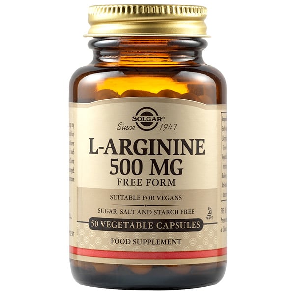 Solgar L-Arginine 500mg 50 kapsula vegjetariane