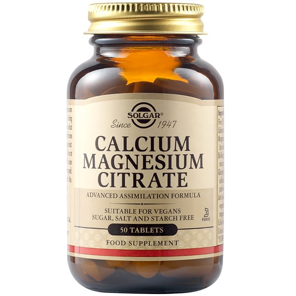 Solgar Calcium Magnesium Citrate 50 tableta