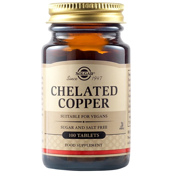 Solgar Chelated Copper 100 tableta