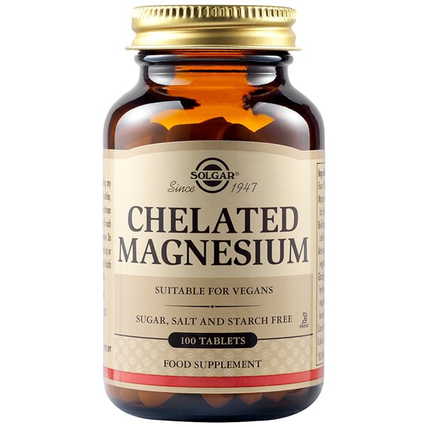Solgar Chelated Magnesium 100 tableta