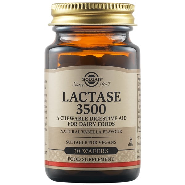 Solgar Lactase 3500 30 tableta përtypëse