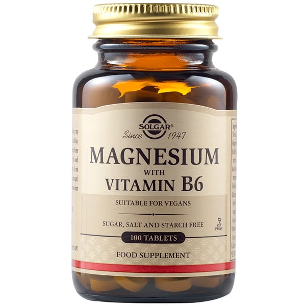 Solgar Magnesium with Vitamin B6 100 tableta