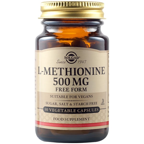 Solgar L-Methionine 500mg 30 kapsula vegjetariane