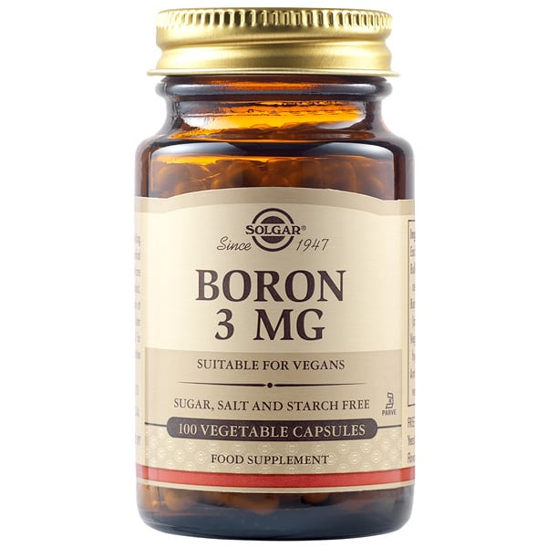 Solgar Boron 3mg 100 kapsula vegjetariane