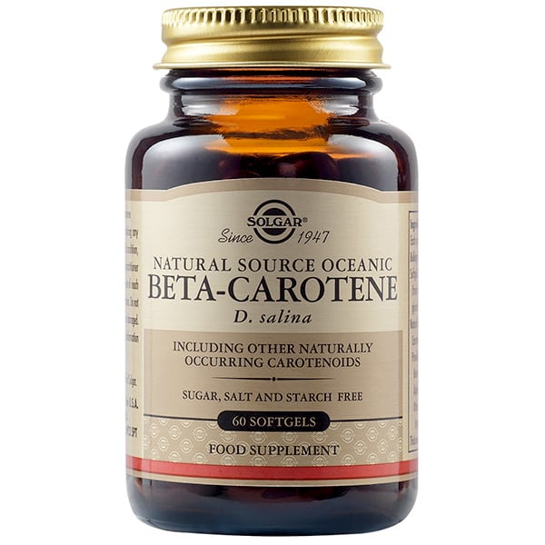 Solgar Natural Source Oceanic Beta Carotene 60 kapsula të buta