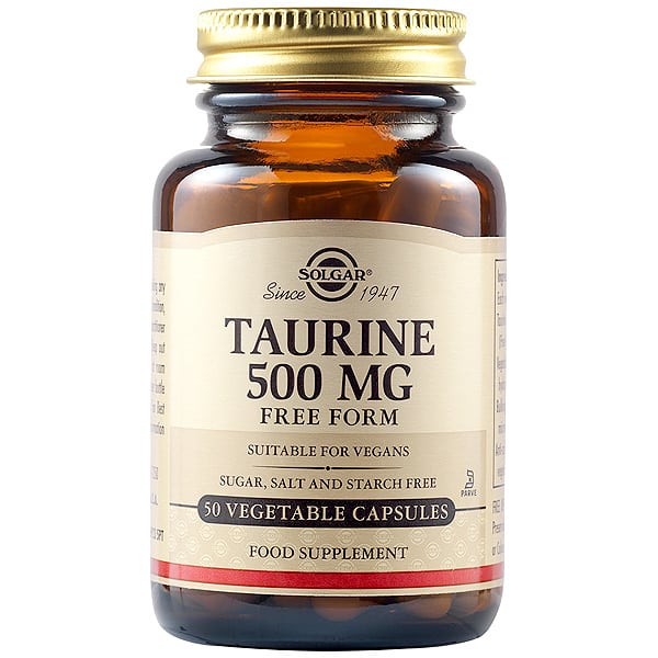 Solgar Taurine 500mg 50 kapsula vegjetariane