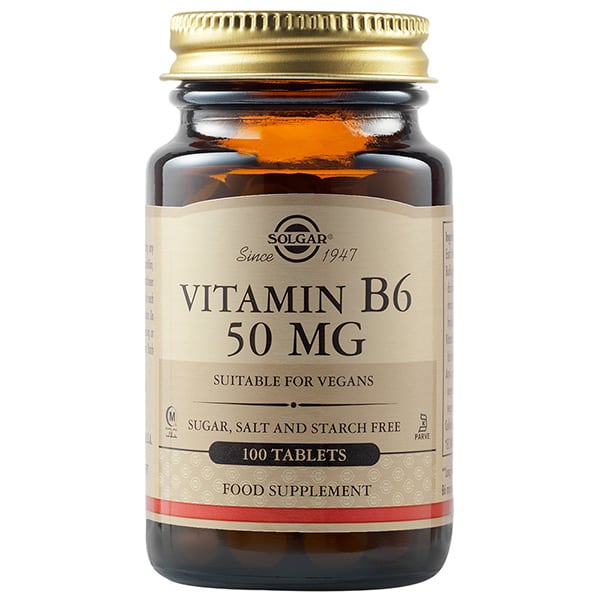 Solgar Vitamin B6 50mg 100 tableta