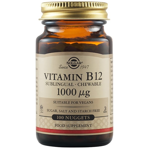 Solgar Vitamin B12 1000 μg 100 copëza të vogla