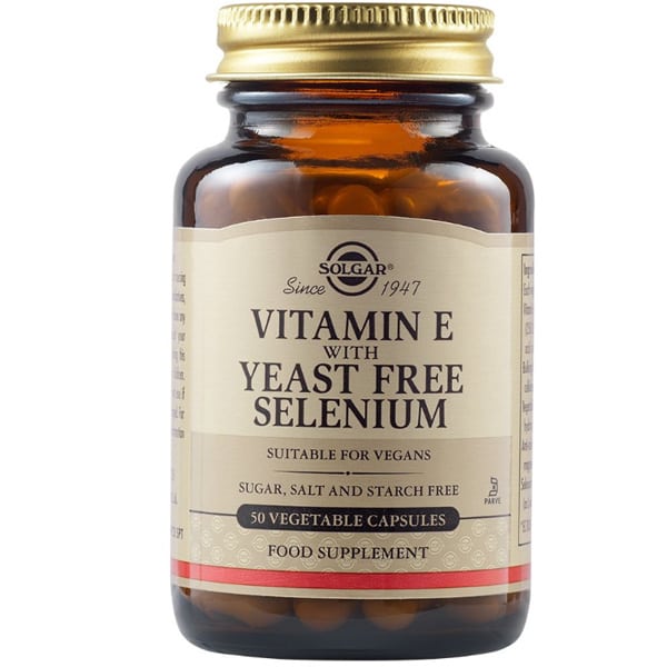 Solgar Vitamin E with Yeast Free Selenium 50 kapsula vegjetariane