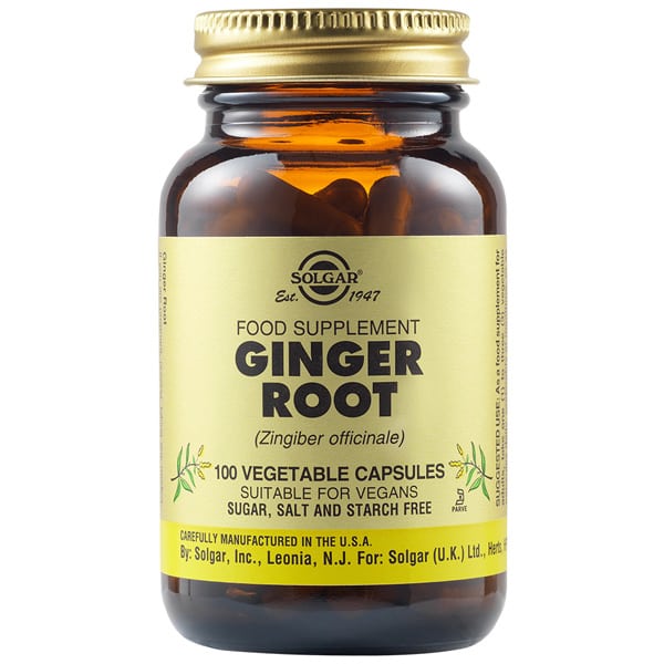 Solgar Ginger Root 100 kapsula vegjetariane
