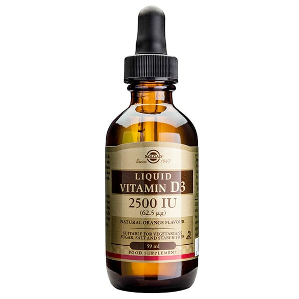 Solgar Vitamin D3 2500IU Liquid (62.5 μg) 59 ml