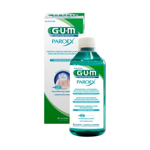 Gum Paroex Daily Prevention 0.06% CHX + 0.05% CPC Mouthwash 500 ml