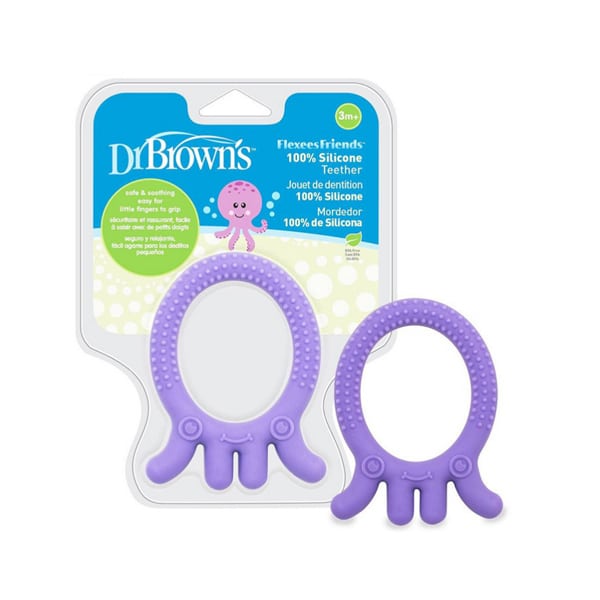 Dr. Browns Silicone Teether Octopus 3m+ (21/TE006) 1 copë