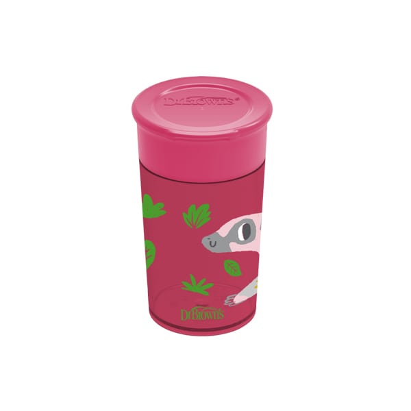 Dr. Brown's Cheers 360° Spoutless Transition Cup 9m+ 300ml - Fuksia