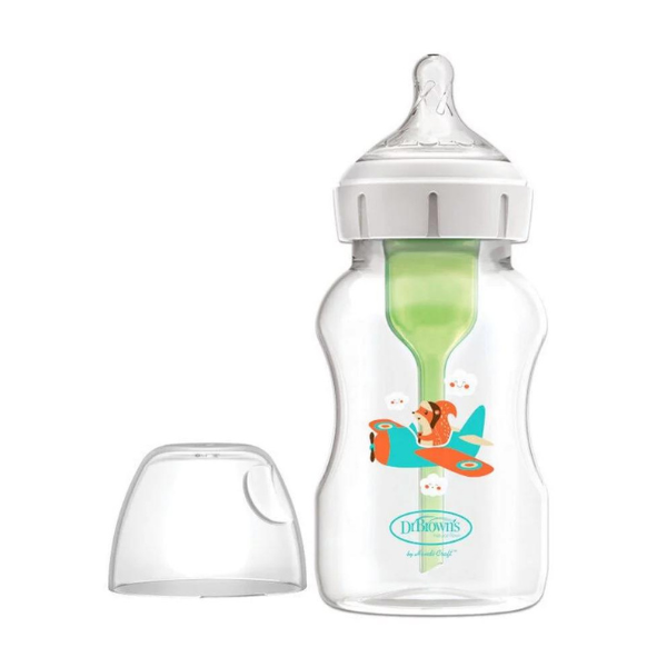 Dr. Brown's Options+ Anti-Colic Plastic Bottle 3m+ 330ml - Aeroplan Ketri
