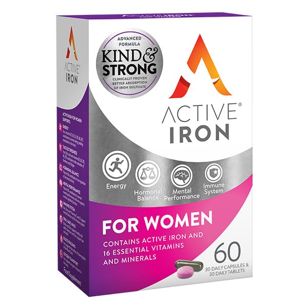 Bionat Active Iron Women 30 kapsula dhe 30 tableta