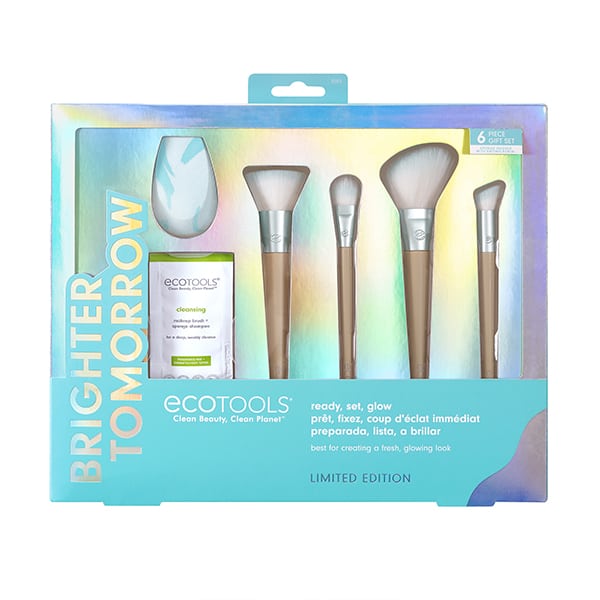 Ecotools Ready Set Glow Kit with Makeup Brushes 1 set