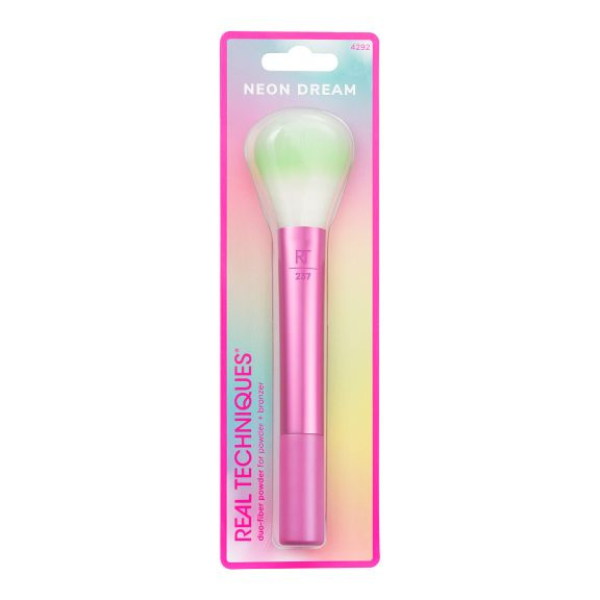 Real Techniques RT237 Neon Dream Duo Fiber Powder Brush (4292) 1 copë
