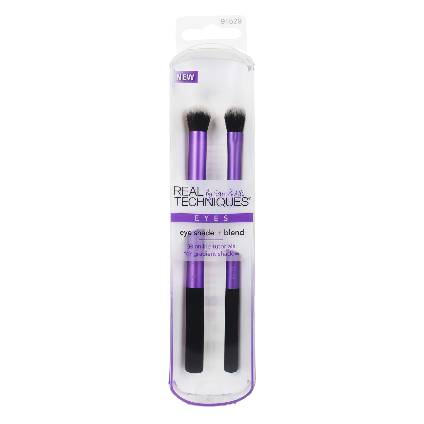 Real Techniques Eye Shade & Blend Makeup Brushes (91529) 2 copë