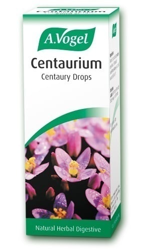 A. Vogel Centaurium Herbal Digestive Aid for the Relief of Gastroesophageal Reflux Symptoms Tincture of Fresh Centaurium 50 ml