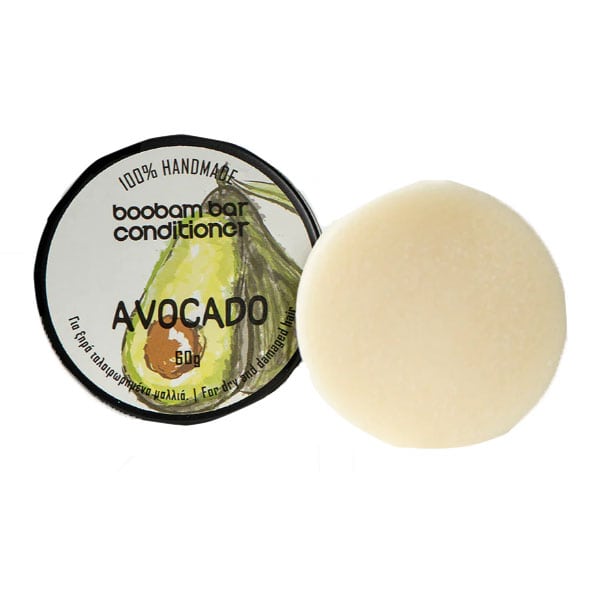 Boobam Conditioner Bar Avocado for Dry & Damaged Hair 60g