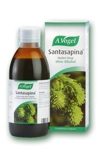 A. Vogel Santasapina Herbal Wild Fir Syrup for Irritated Throat, Cough & Nasal Congestion for Adults & Children 100 ml