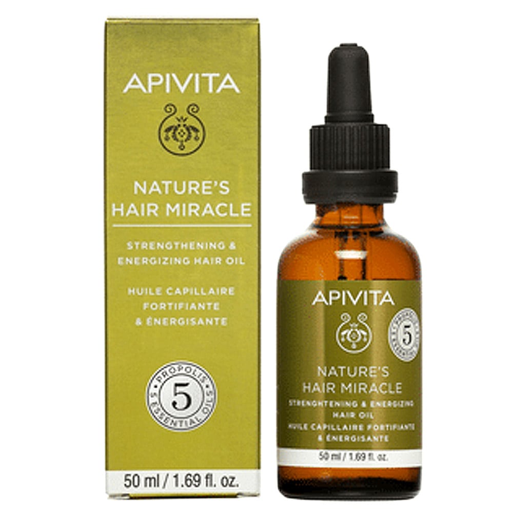 Apivita Nature's Hair Miracle Strengthening & Energizing Hair Oil 50 ml