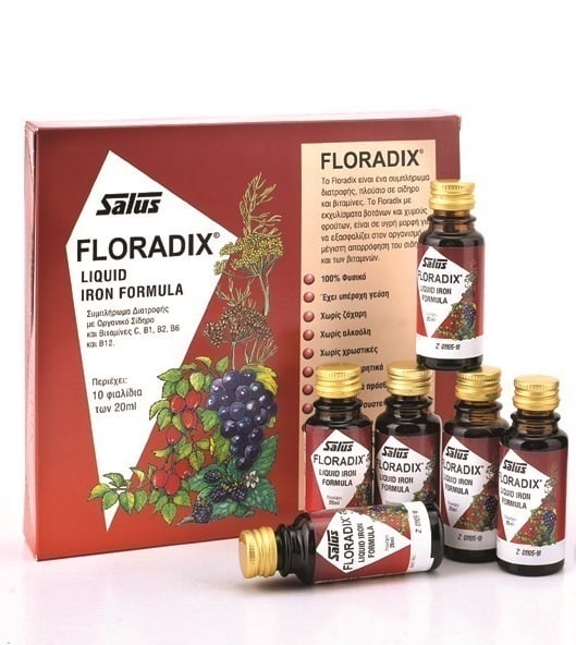 Power of Nature Floradix Liquid Iron Formula 10x20ml