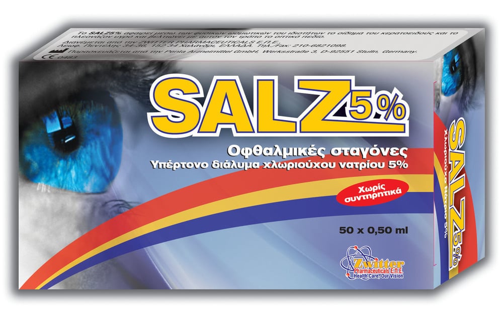 Salz 5% Eye Drops 50 ampera x 0.50 ml