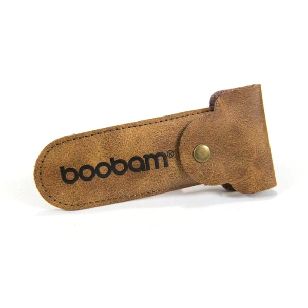 Boobam Razor Leather Pouch 1 copë - Kafe
