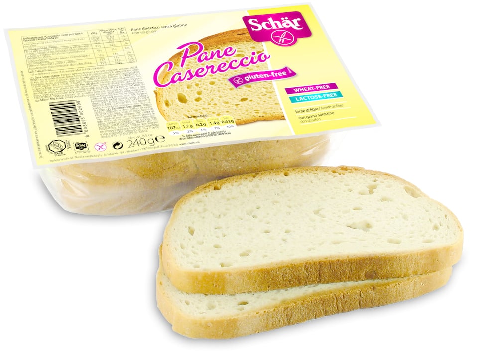 Schar Pane Casereccio Bukë fshati pa gluten e prerë në feta 240 gramë