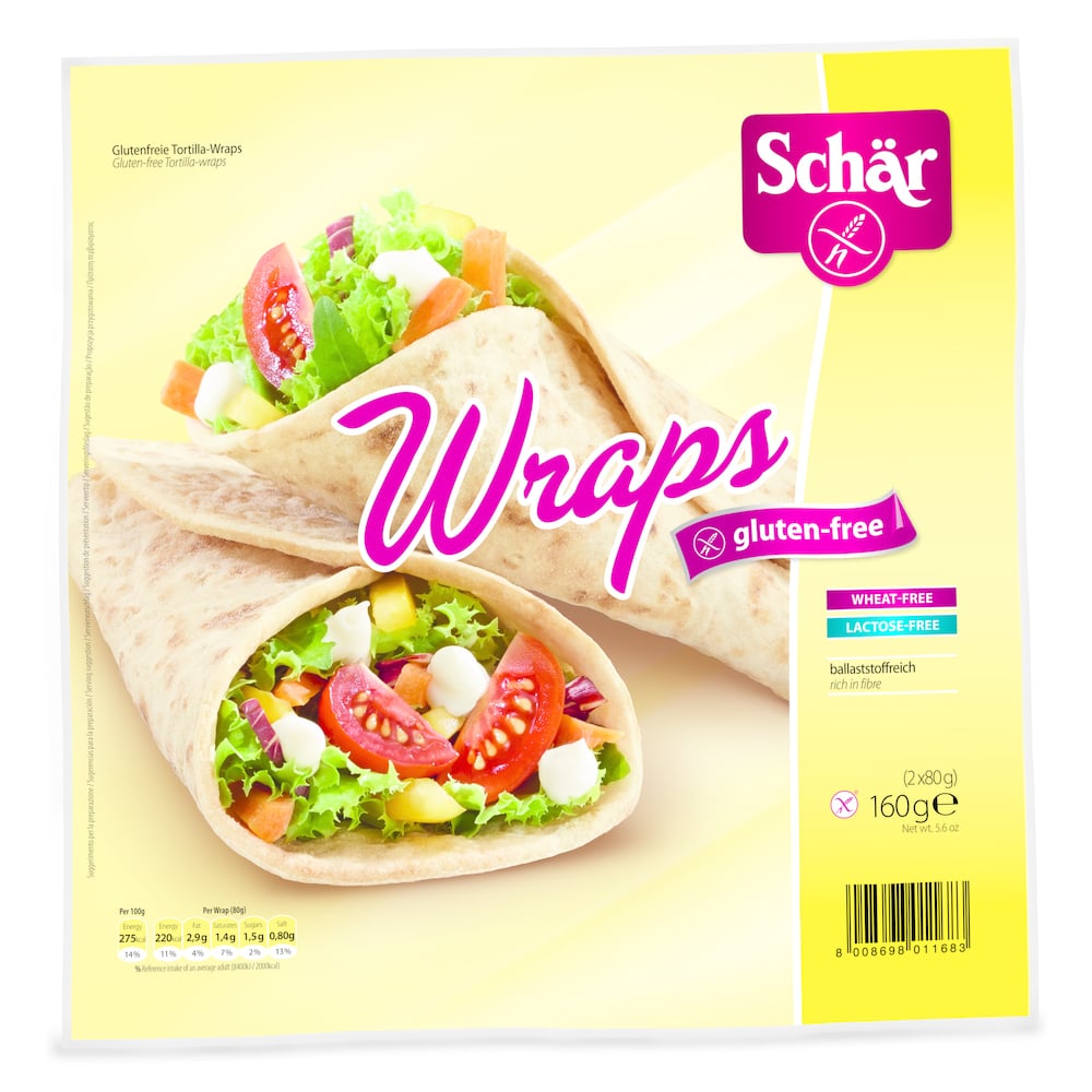 Schar Wraps Pite arabe pa gluten 160 gr (2 x 80gr)