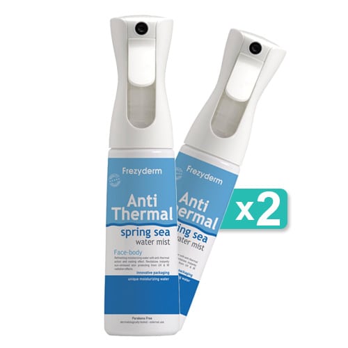 2 x Frezyderm Anti Thermal Spring Sea Water Mist 2x300ml