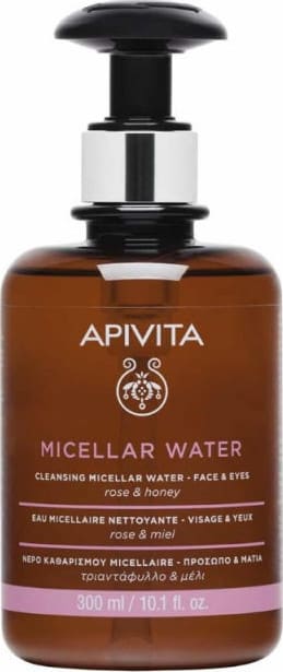 Apivita Cleansing Micellar Water Face & Eyes with Rose & Honey 300 ml