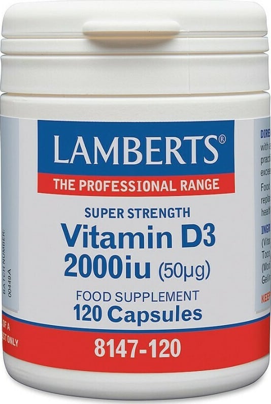 Lamberts Vitamin D3 2000iu 120 kapsula