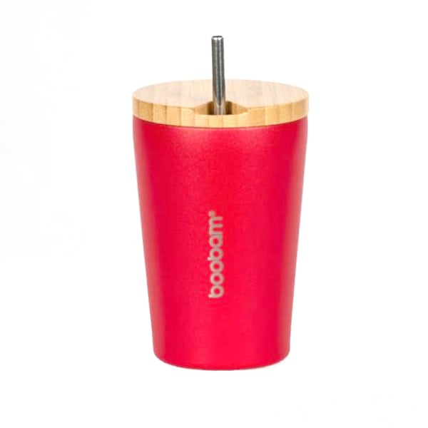 Boobam Cup Lite 350ml - E kuqe