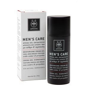 Apivita Men's Care Moisturizing Cream-Gel with Cedar & Propolis 50 ml