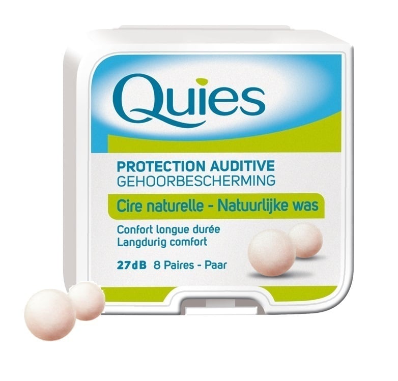 PharmaQ Quies Earplugs Pure Wax 8 çifte