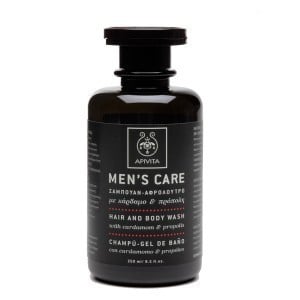 Apivita Men's Care Hair & Body Wash with Cardamom & Propolis 250 ml