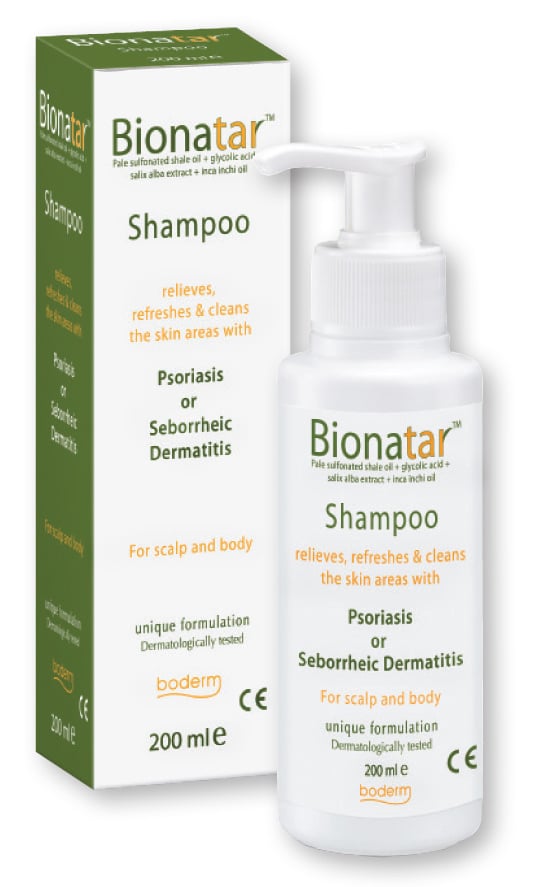 Boderm Bionatar Shampoo for Psoriasis & Seborrheic Dermatitis 200 ml