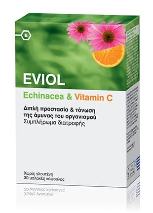 Eviol Echinacea & Vitamin C 30 kapsula