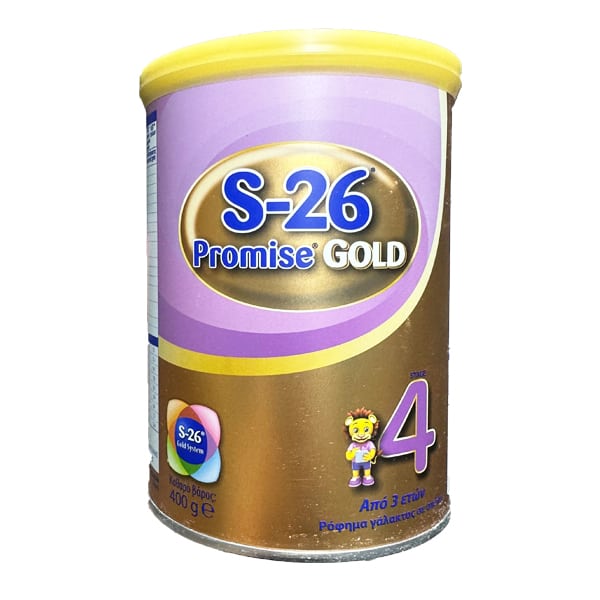 S-26 Promise Gold 4 Infant Milk 3Y+ 400g