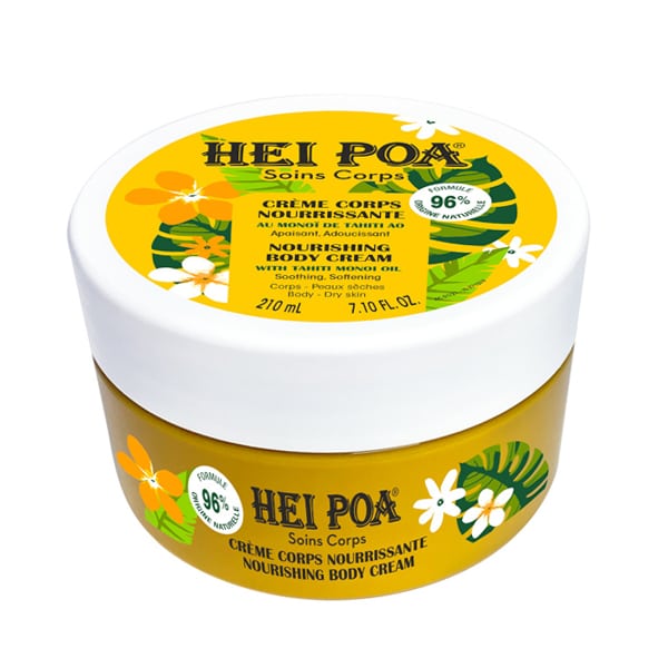 Hei Poa Nourishing Body Cream with Tahiti Monoi Oil 210 ml