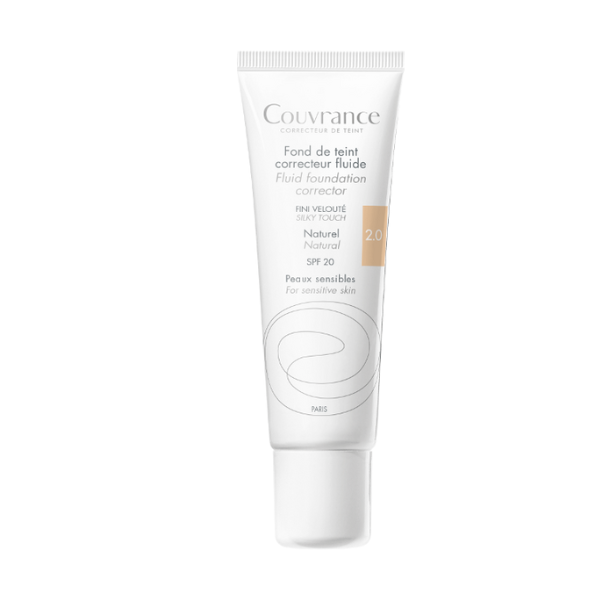 Avene Couvrance Fluid Foundation Corrector SPF20 - 2.0 Natural 30 ml