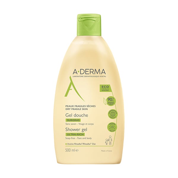 A-Derma Ultra-Rich Shower Gel for Dry Fragile Skin 500 ml