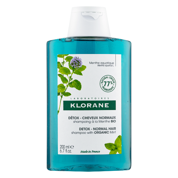 Klorane Anti-Pollution Detox Shampoo with Aquatic Mint 200 ml