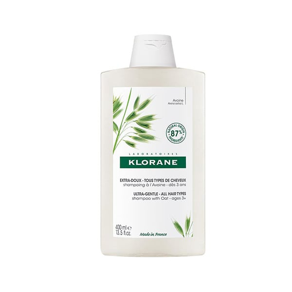Klorane Ultra Gentle Oat Milk Shampoo for All Hair Types 400 ml